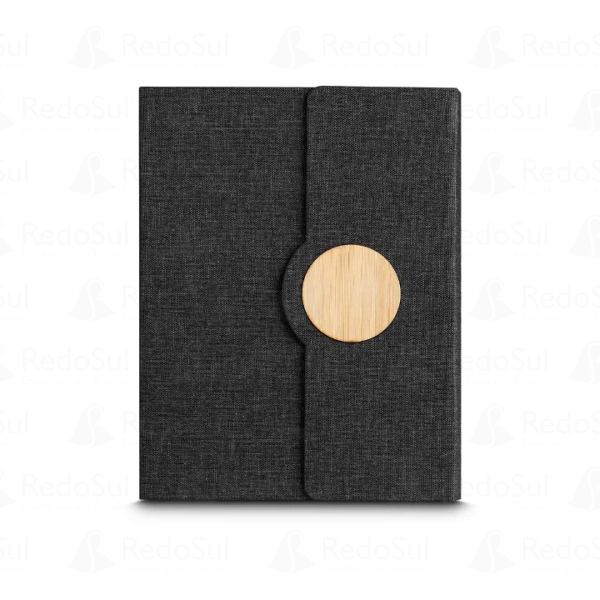 Caderno de Anotações ecológico em RPET Tamanho 21 x 16 cm