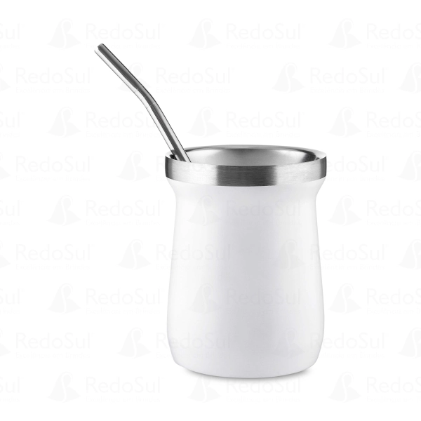 Cuia Térmica personalizada com mini bomba Cuia Térmica personalizada com mini bomba
