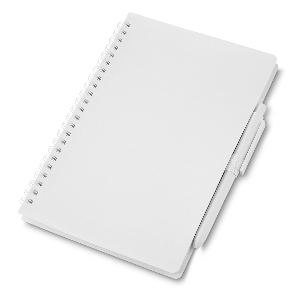 RD 8100360-Caderno personalizado 21 x 14 cm misto com suporte