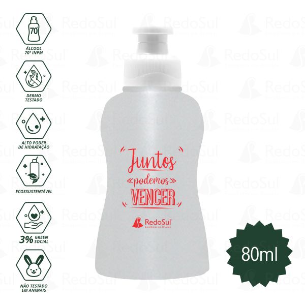 Álcool Gel Personalizado 80 ml 