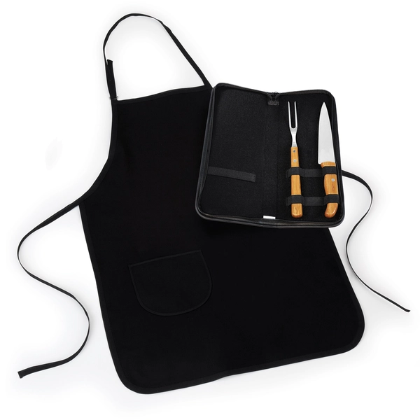 Kit faca e avental personalizado