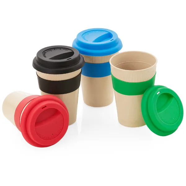 Copo personalizado de fibra de bambu 450 ml