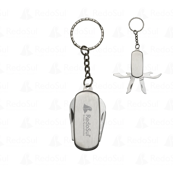 Chaveiro Canivete Personalizado com 4 Funções