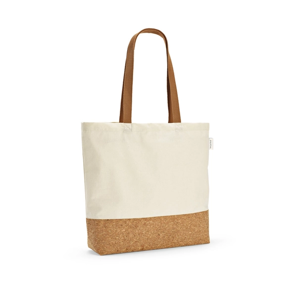 Sacola Personalizada com acabemento em cortiça e alças longas