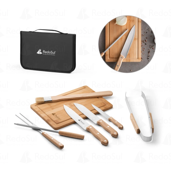 Kit churrasco personalizado 8 peças