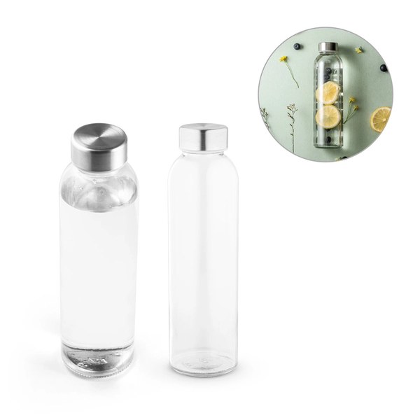 Garrafa em vidro personalizada 500 ml