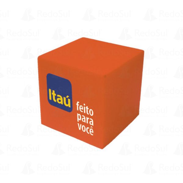 RD 8118508-Cubo anti stress em vinil personalizado