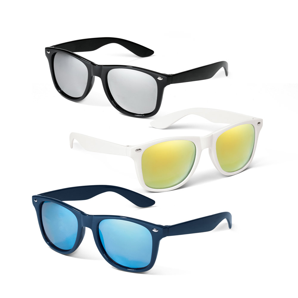 Óculos de sol personalizado com lentes espelhadas